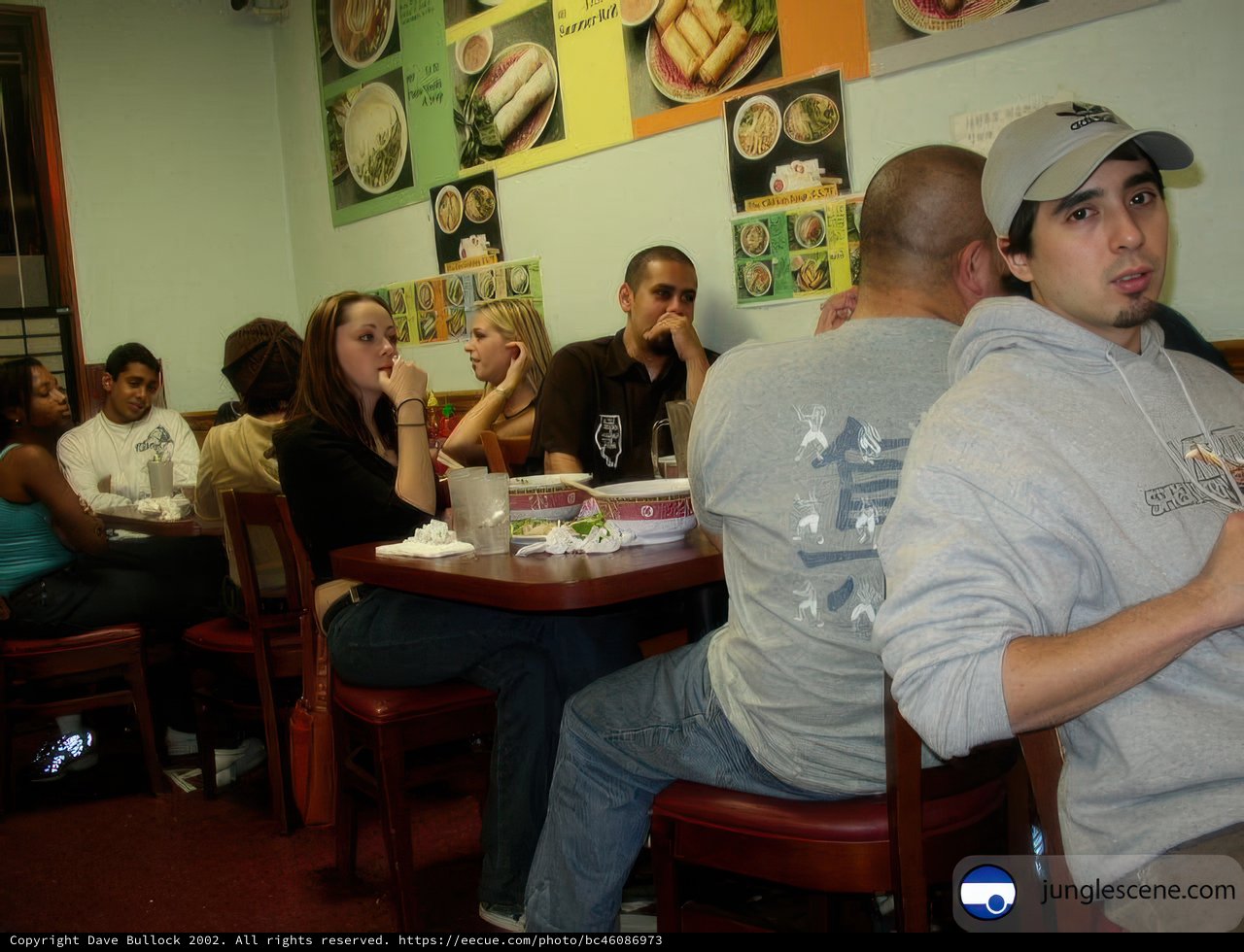 Dining at the Local Cafe