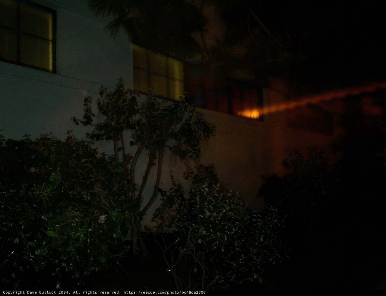 Burning Fire in the Night