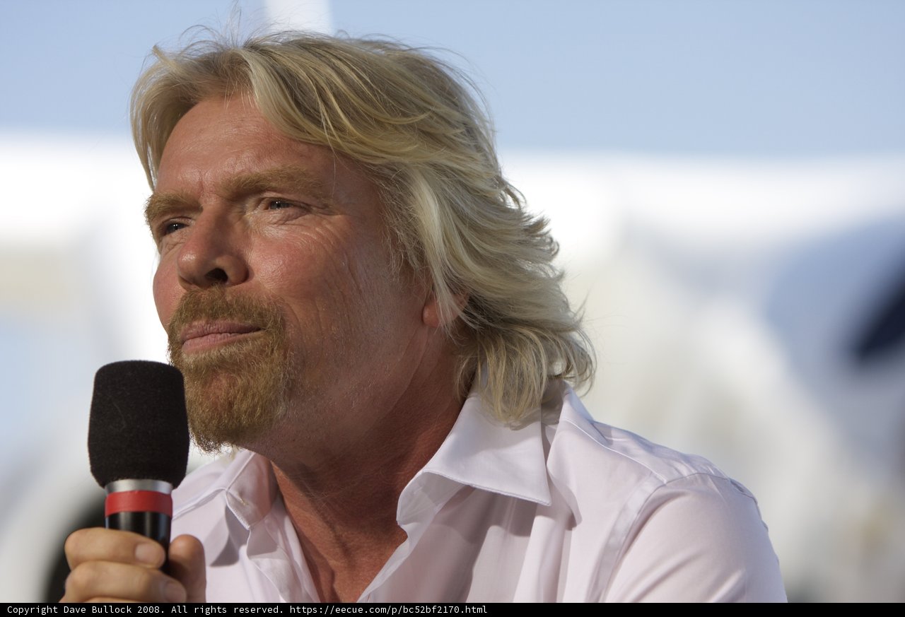 Richard Branson Takes the Stage