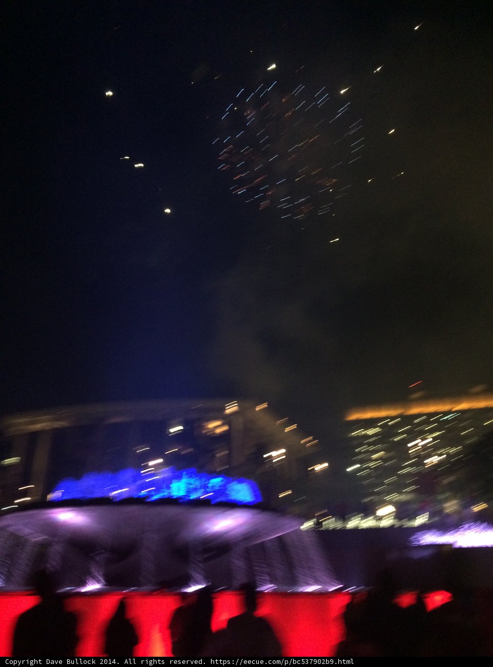 Spectacular Fireworks Show in Civic Center Mall