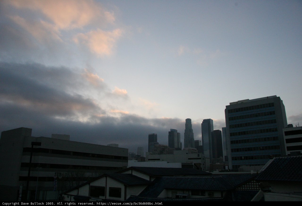 Urban Skyline from a Rooftop