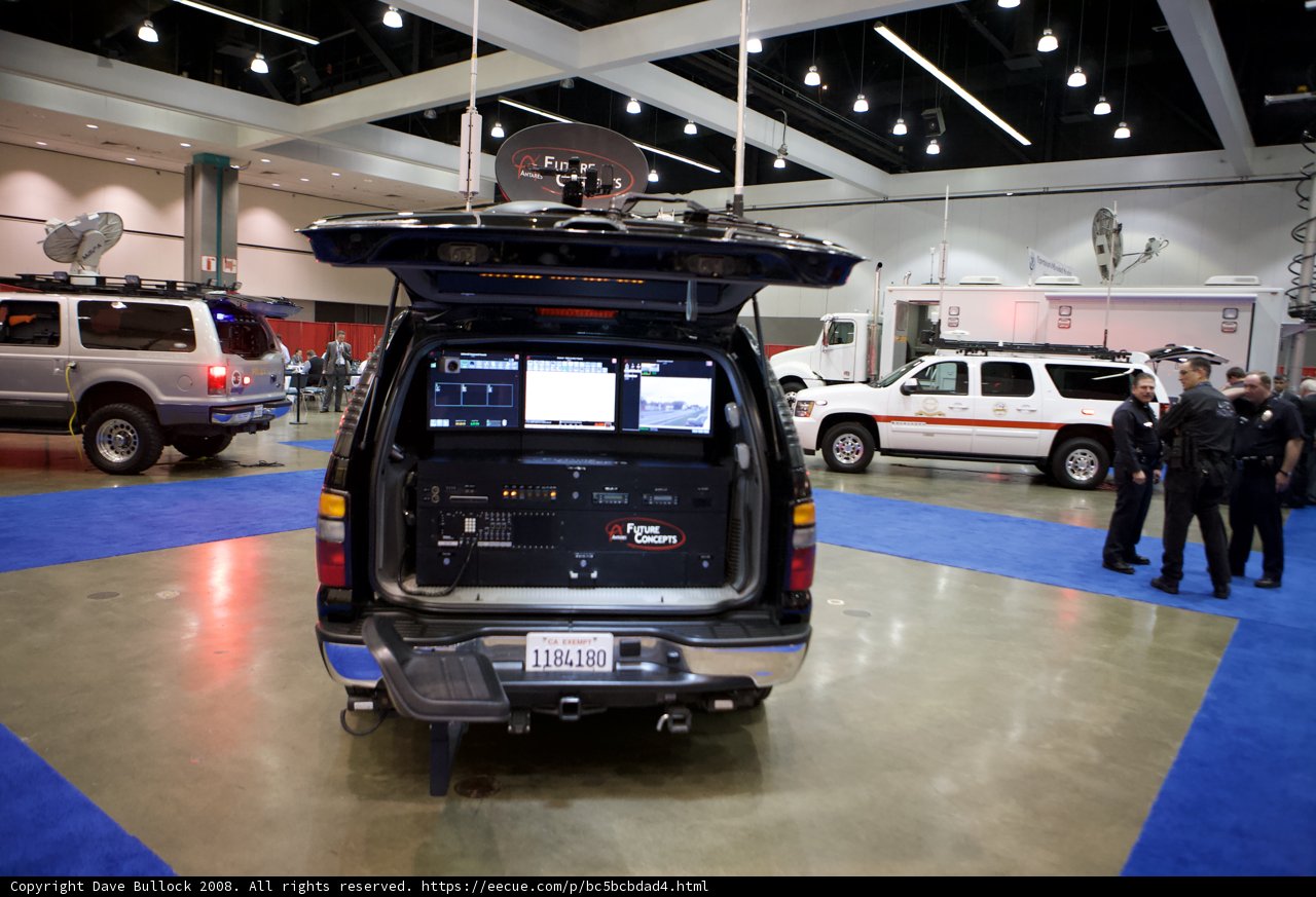 Homeland Security Van with Camera