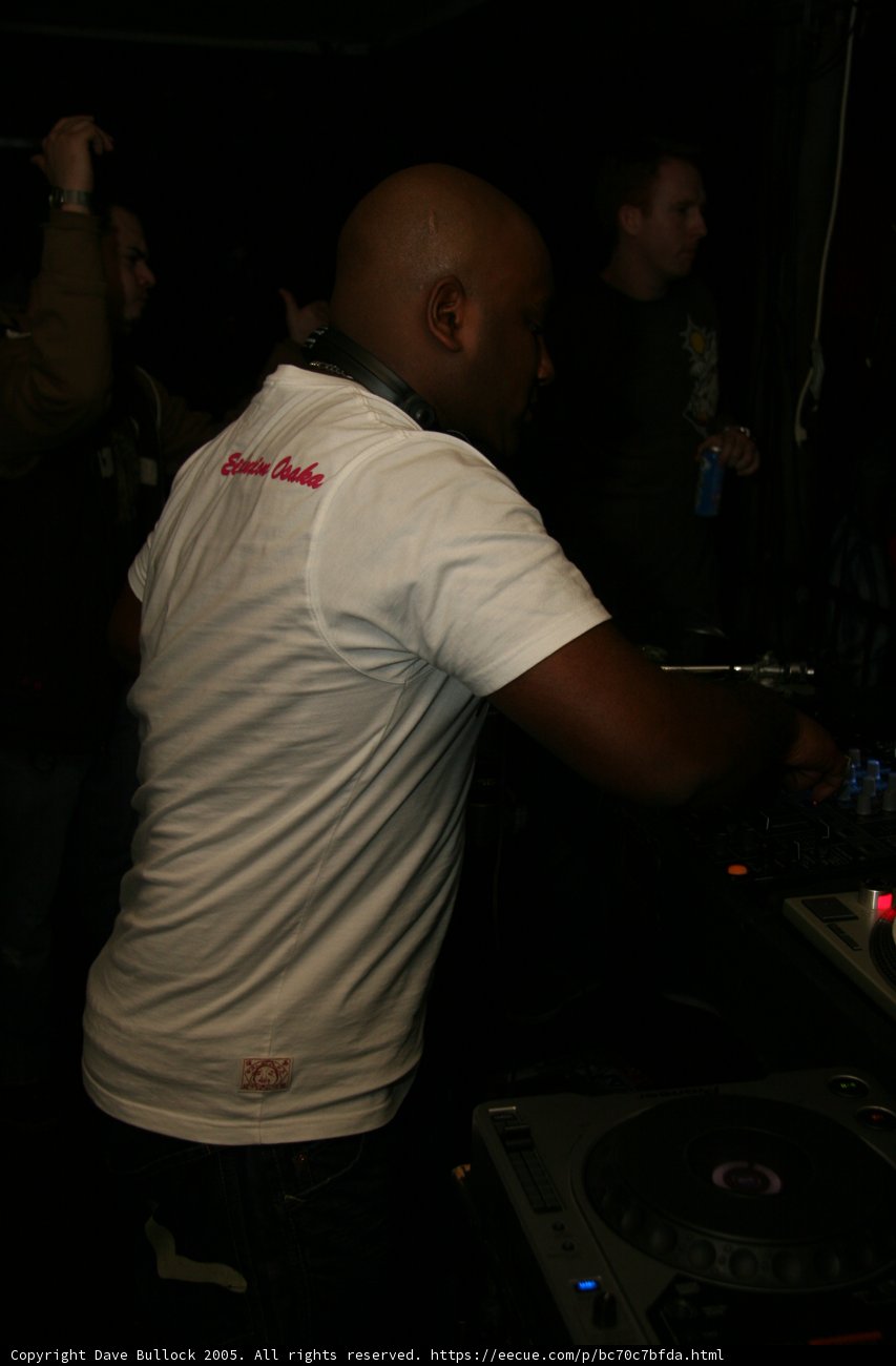 DJ spinning the night away