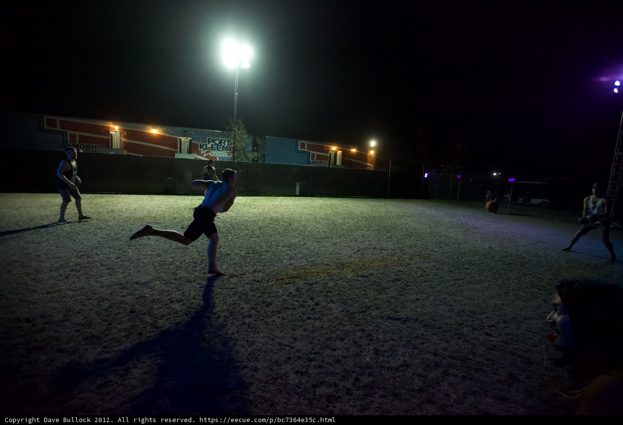 Nighttime Frisbee Fun