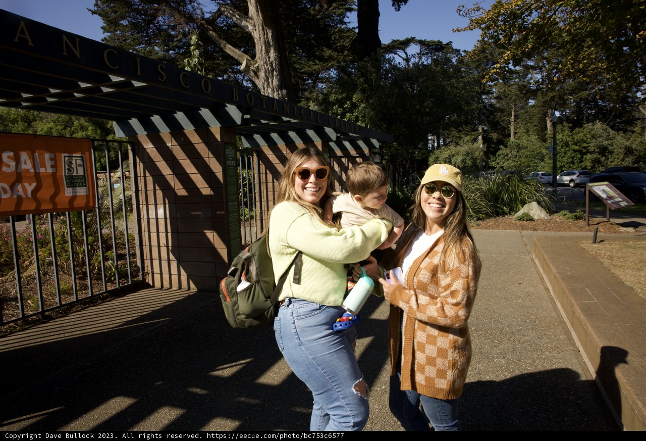 Family Moments at the Botanical Garden, San Francisco