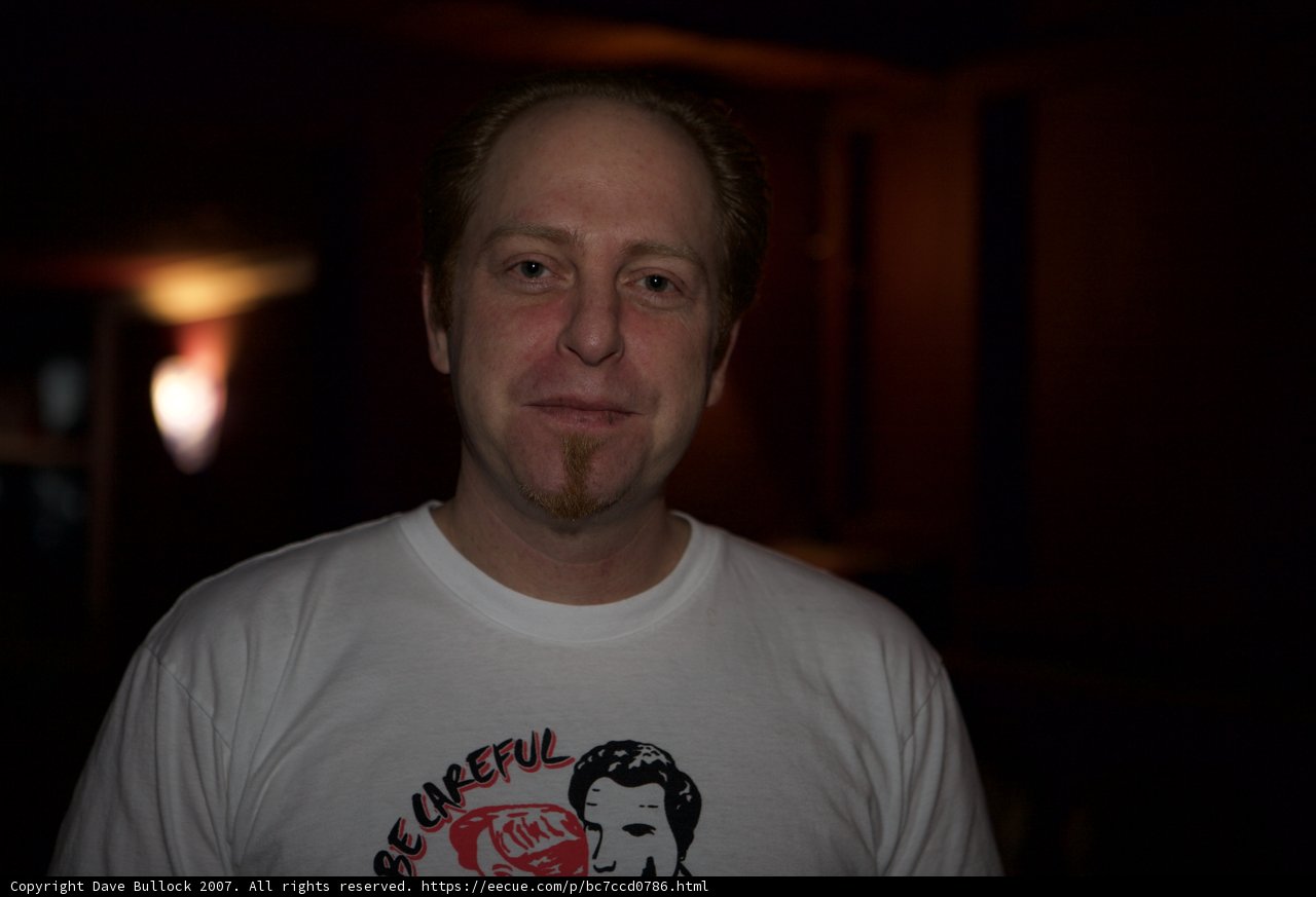 Portrait of Randy J in White T-Shirt