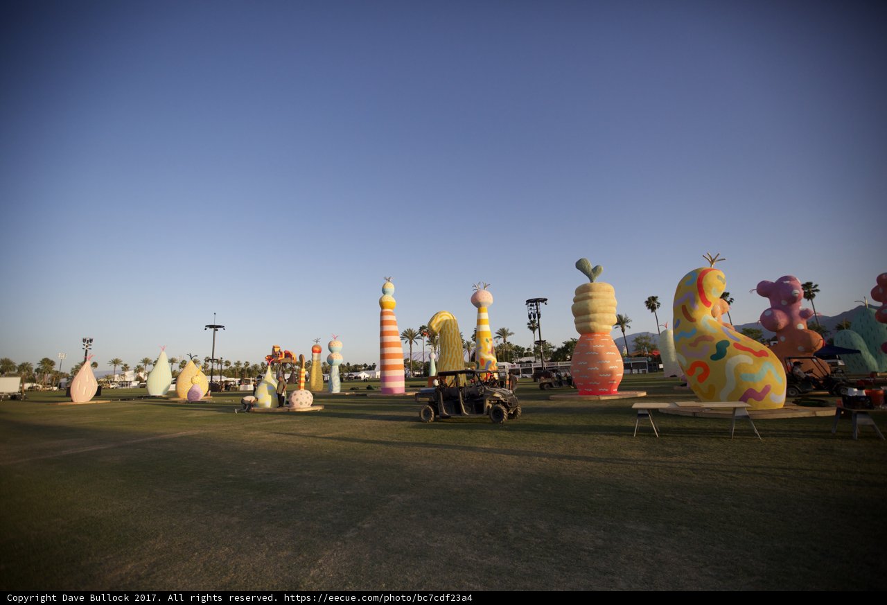 Colorful Sculptures in the Park