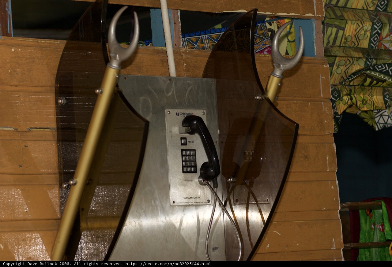 Rustic Phone Booth