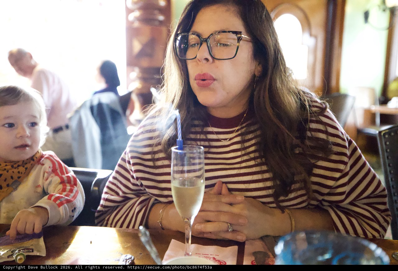 Mother and Child Celebrating at Madonna Inn