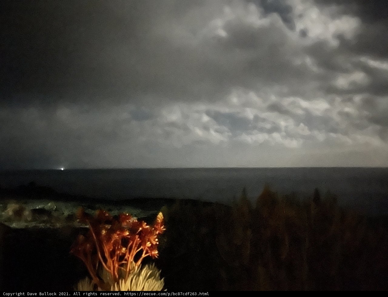 Cloudy Oceanview from Balcony