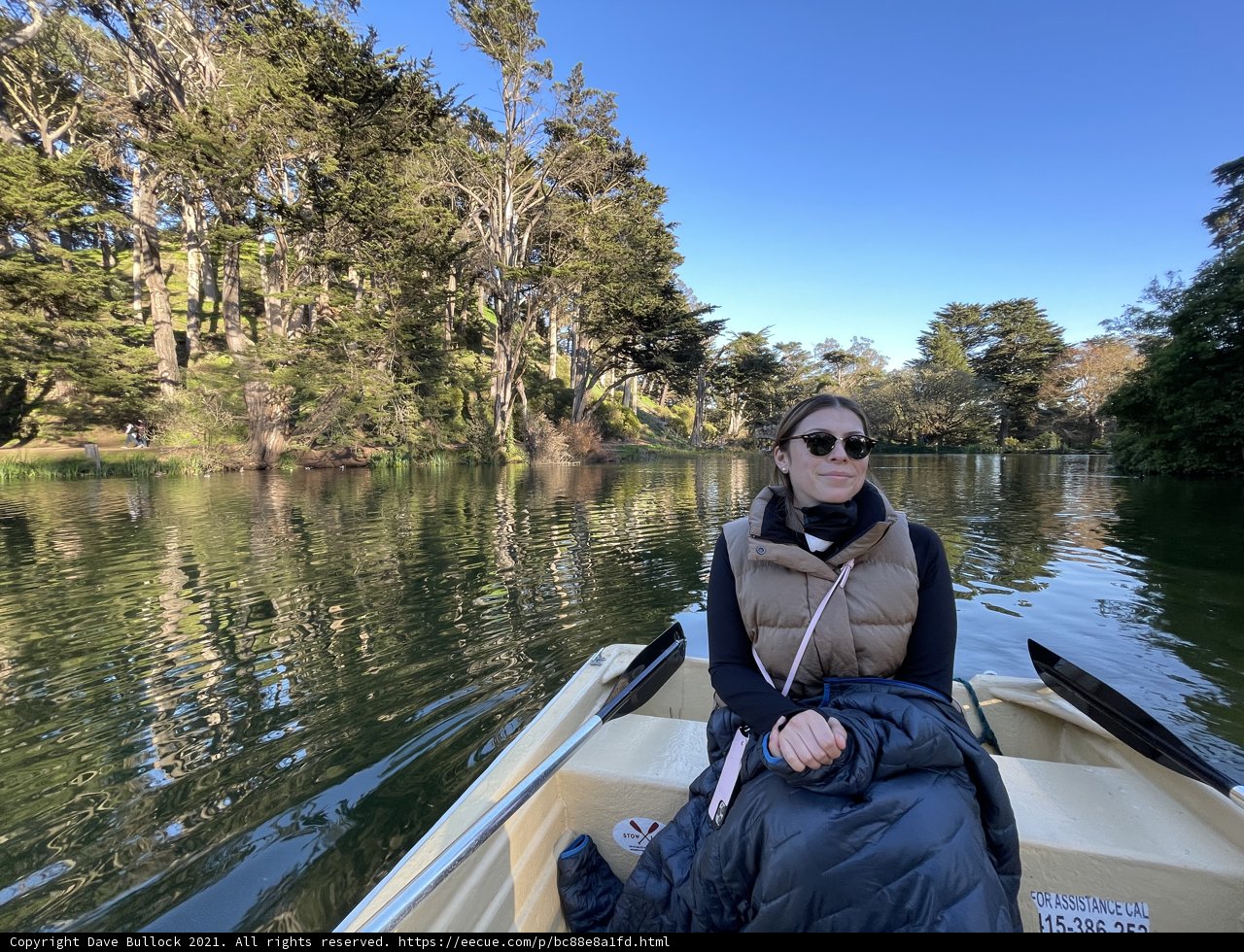 Serene Canoeing on Stow Lake