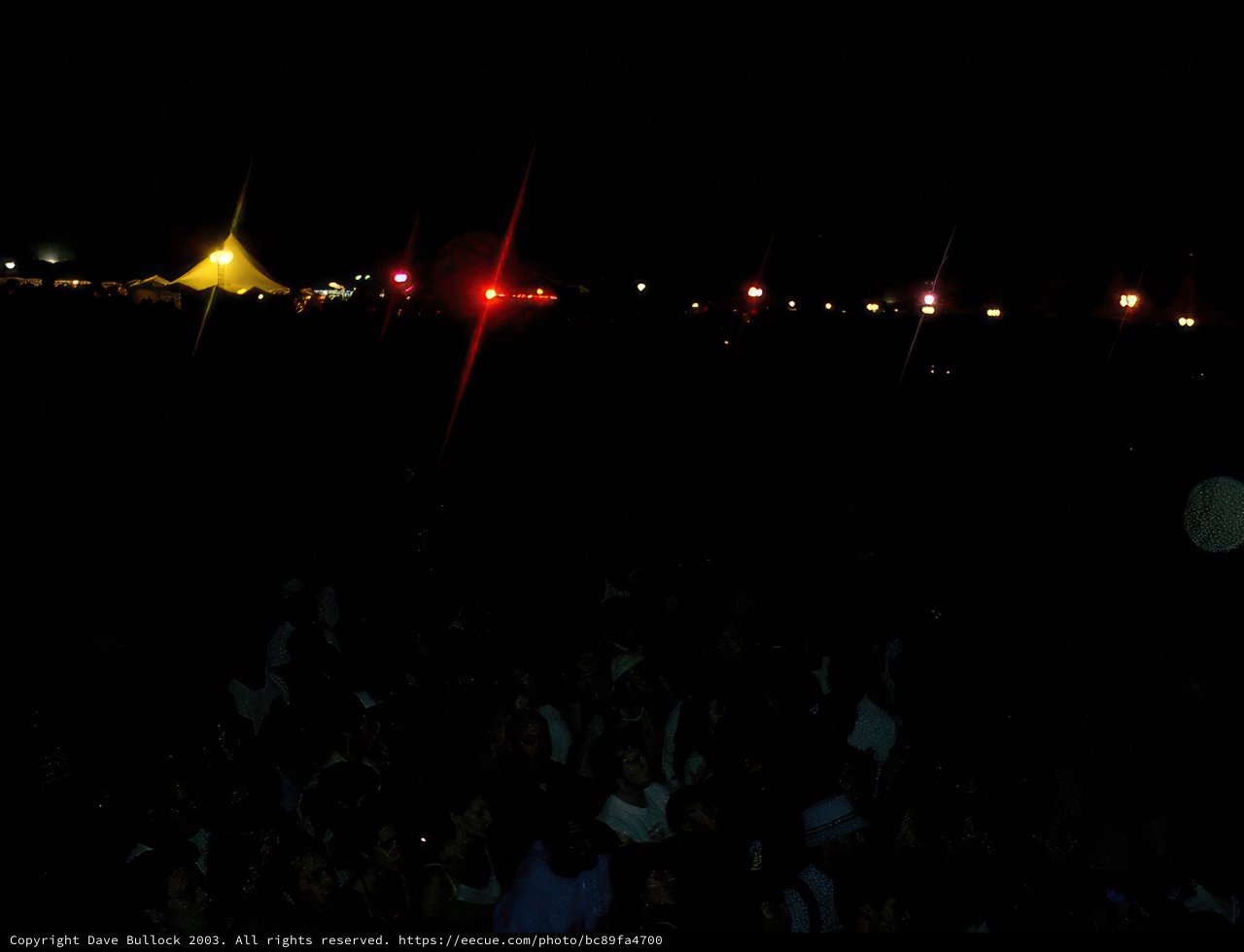 Illuminated Crowd at Coachella Concert