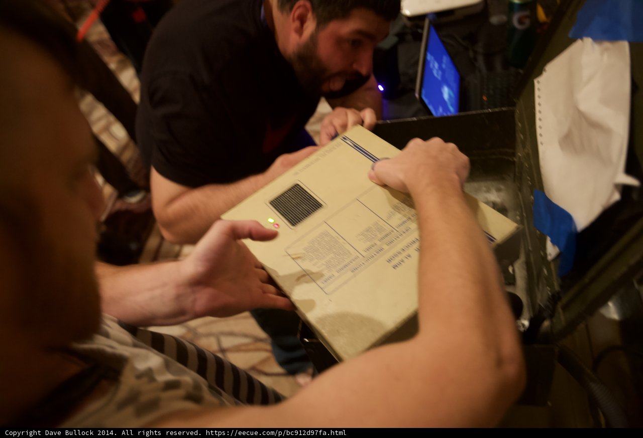 Unboxing the new laptop