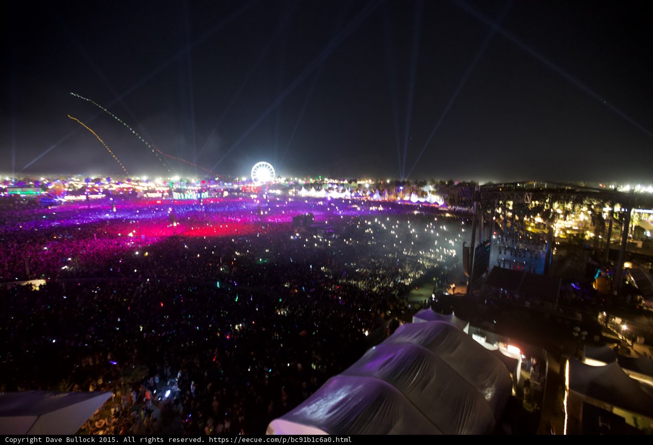 Metropolis Crowd Lights Up the Night