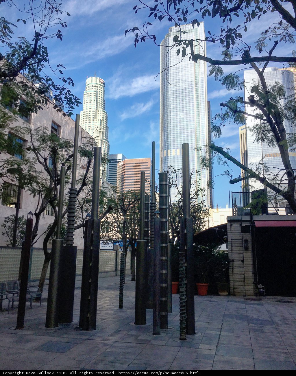 Towering City Poles
