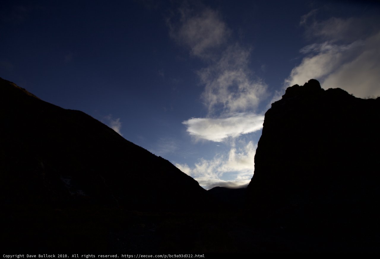 Majestic Mountain Sunset
