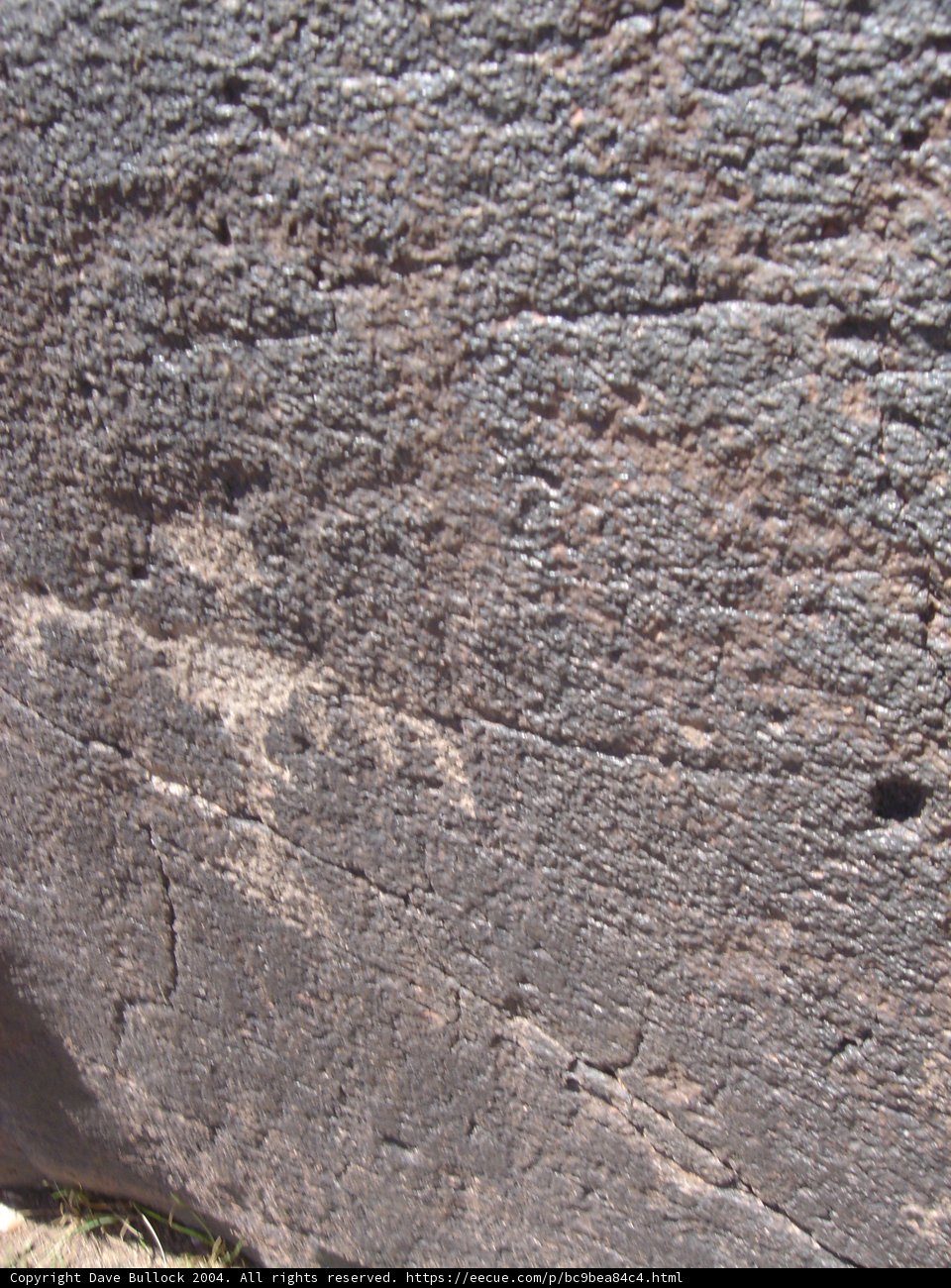 The Slate Rock with a Tiny Hole