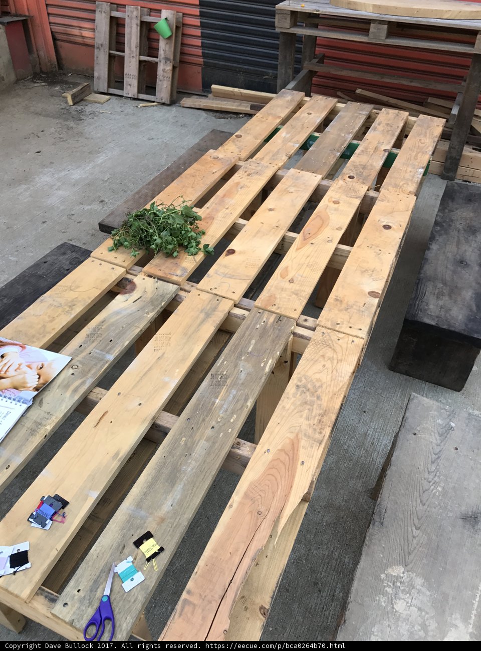 Rustic Pallet Table