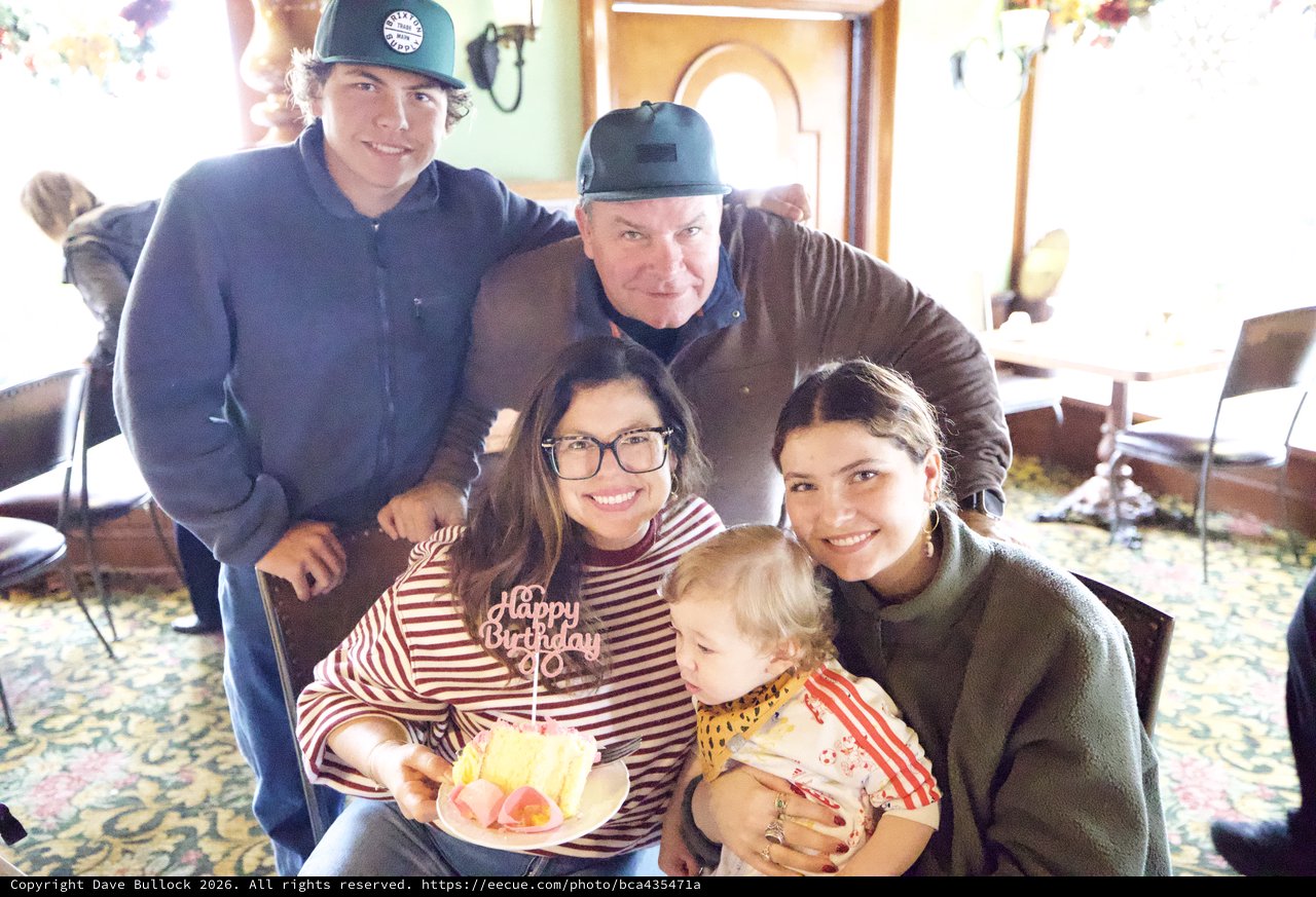 Multi-Generational Family Birthday Celebration at Home