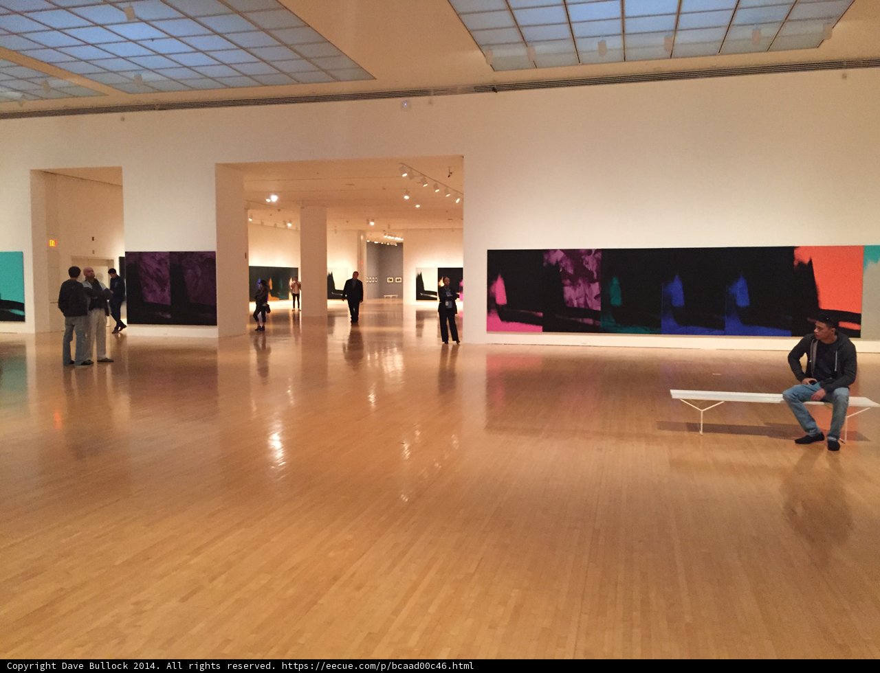 Art-filled Room at the Museum of Contemporary Art