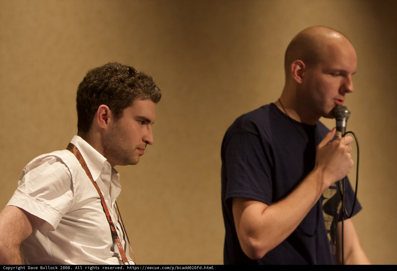 Two Men with Microphones