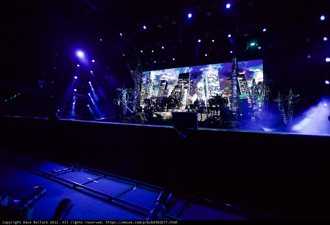 Purple Haze on a City Stage