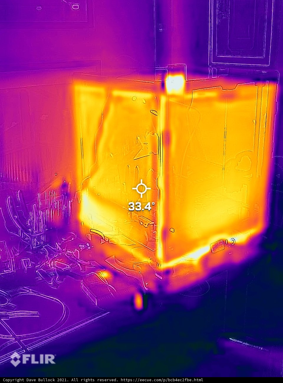 Thermal View of a Modern Computer Box