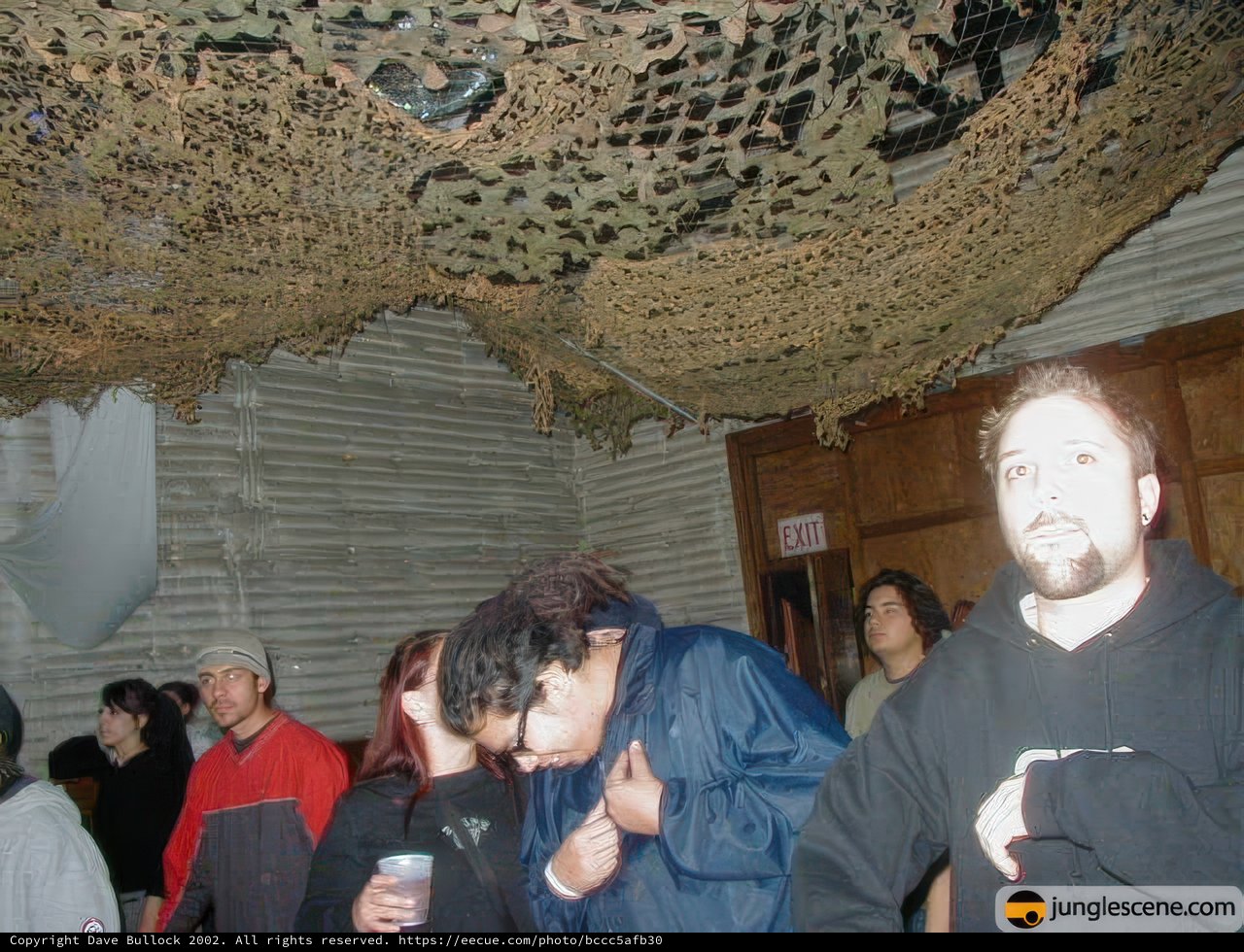 Group of People Admiring Ceiling Decor