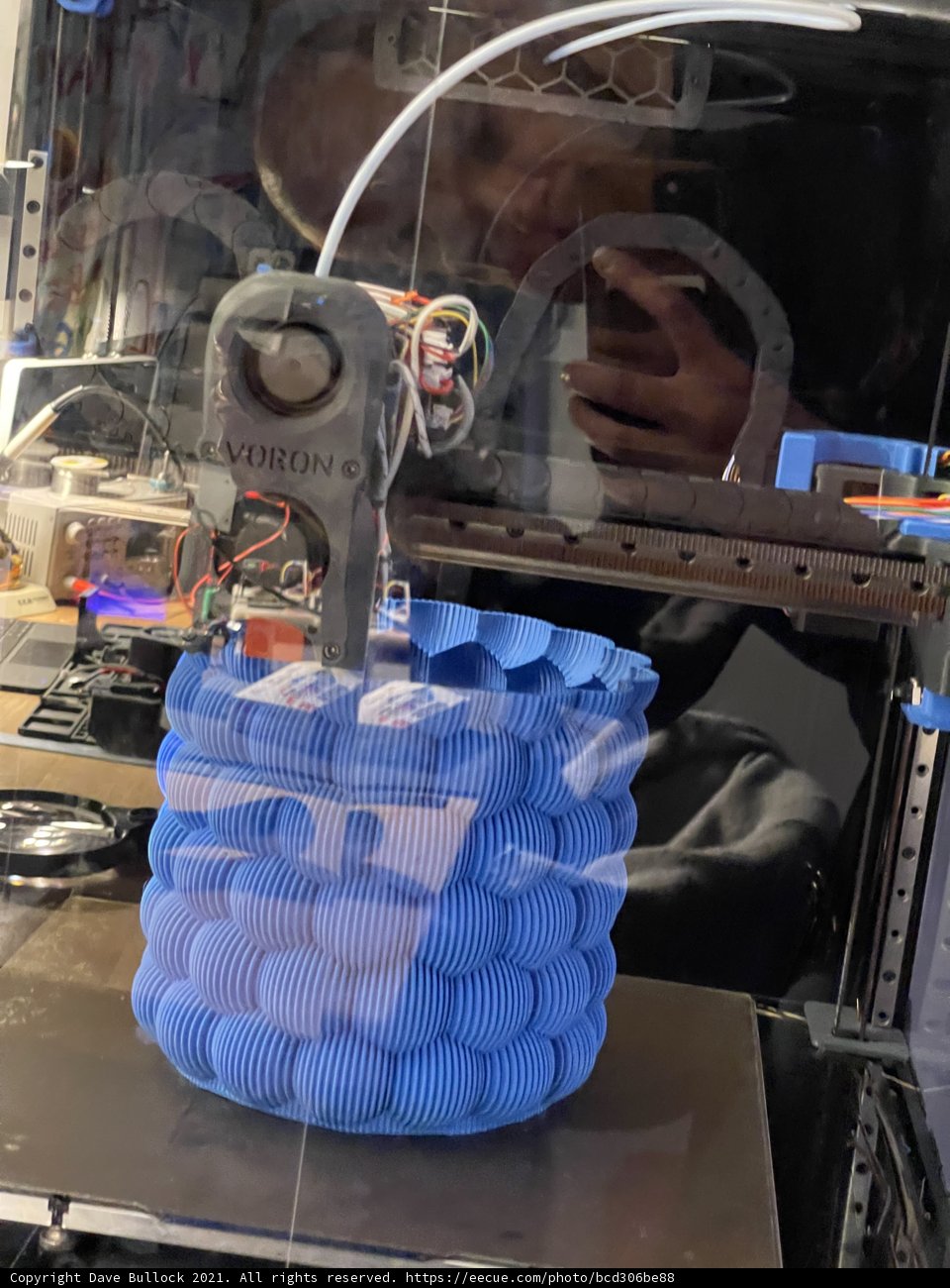 3D Printing a Blue Sphere