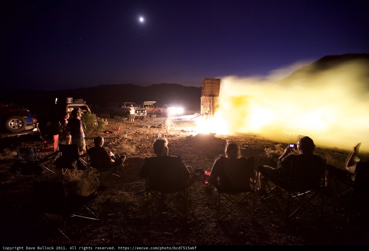 Witnessing the Fiery Launch