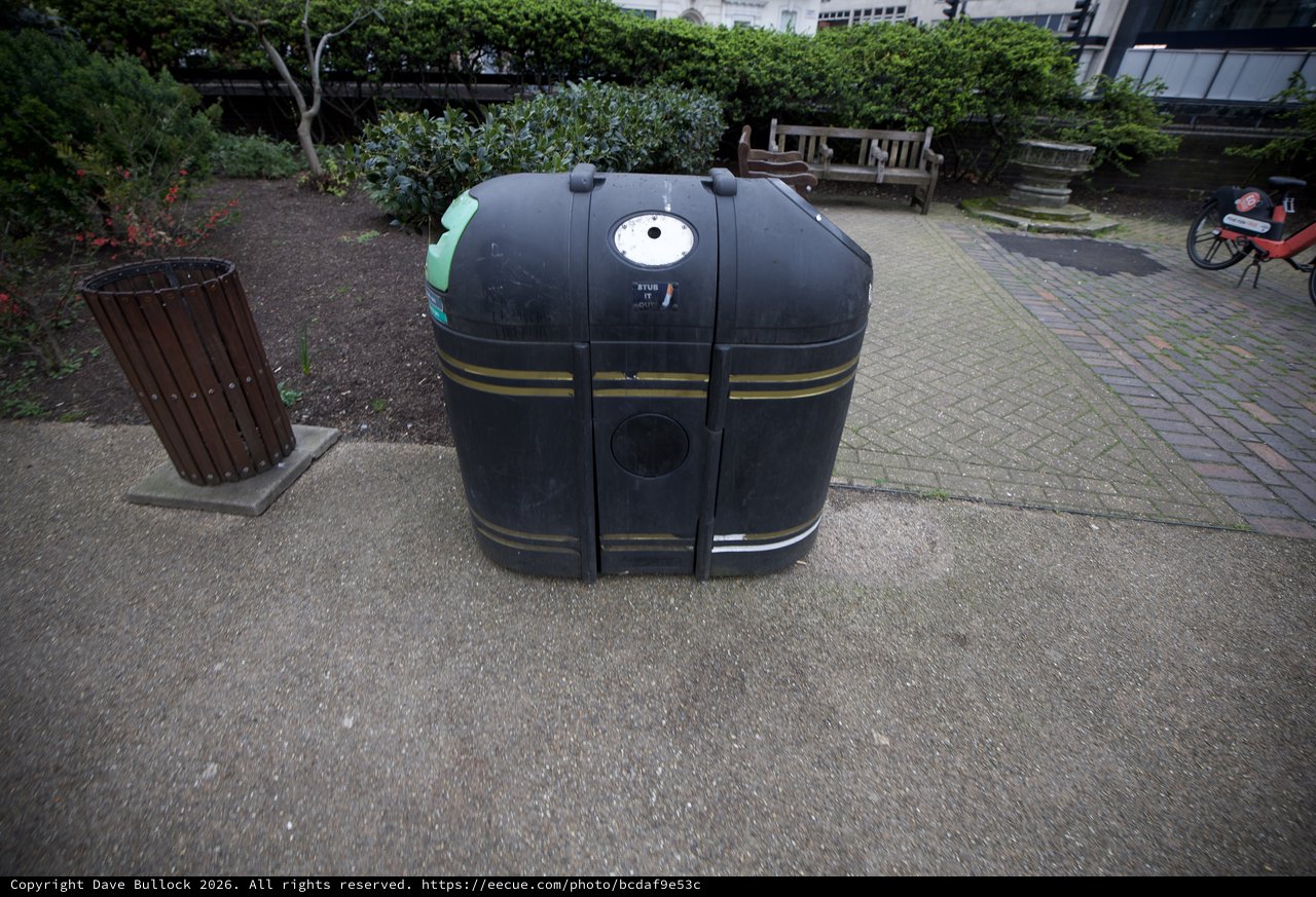 Underground Recycling Station in Urban London Park