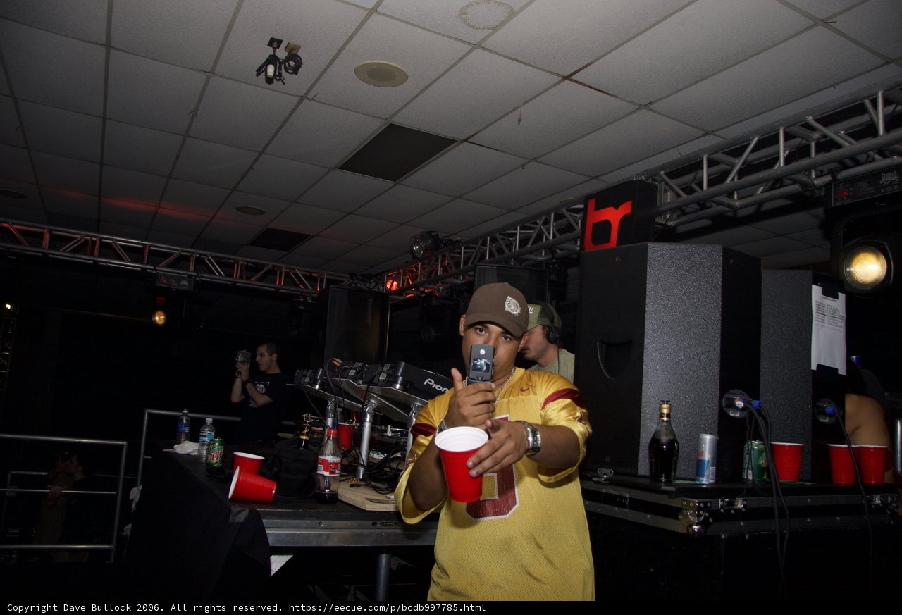 Aaron Guiel rocks the stage with his microphone