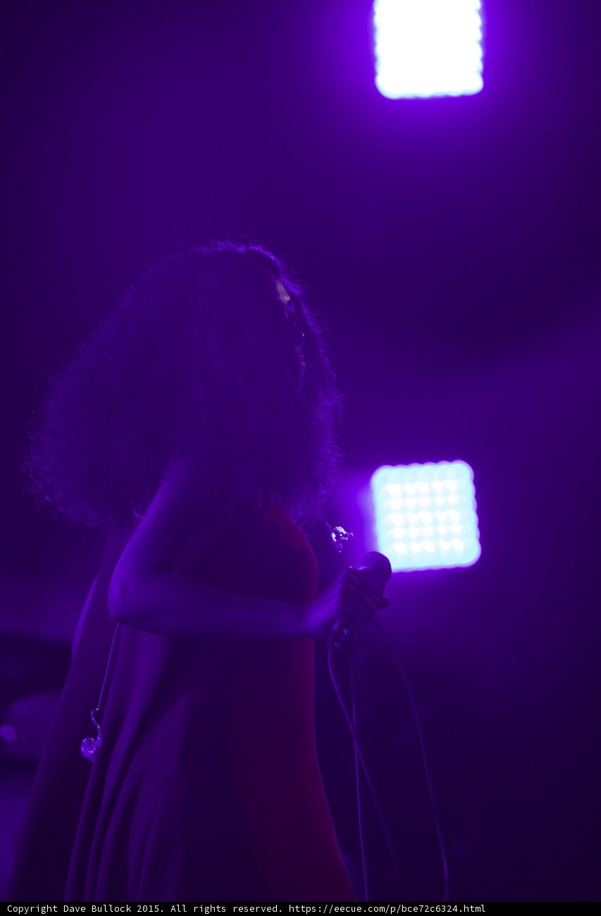 Solange From Behind Looking Back Microphone Purple