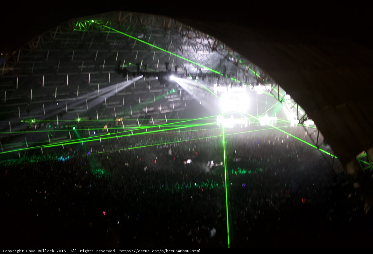 Laser Lights and a Massive Crowd at Coachella