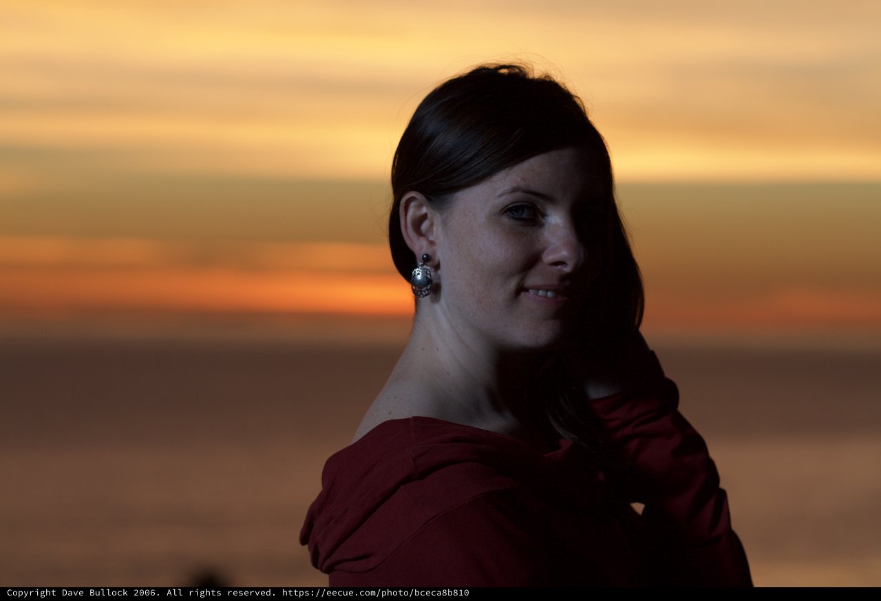 Penelope at Golden Hour by the Sea