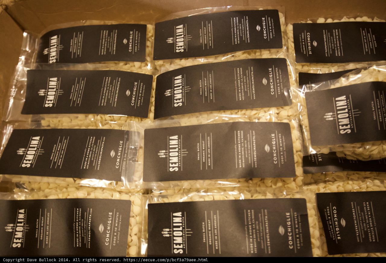 A Box of White Rice with Label