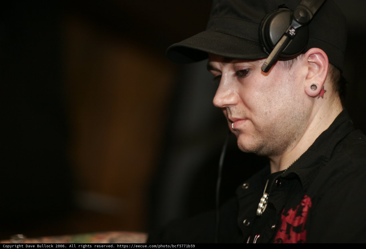 Headphone Hat Man
