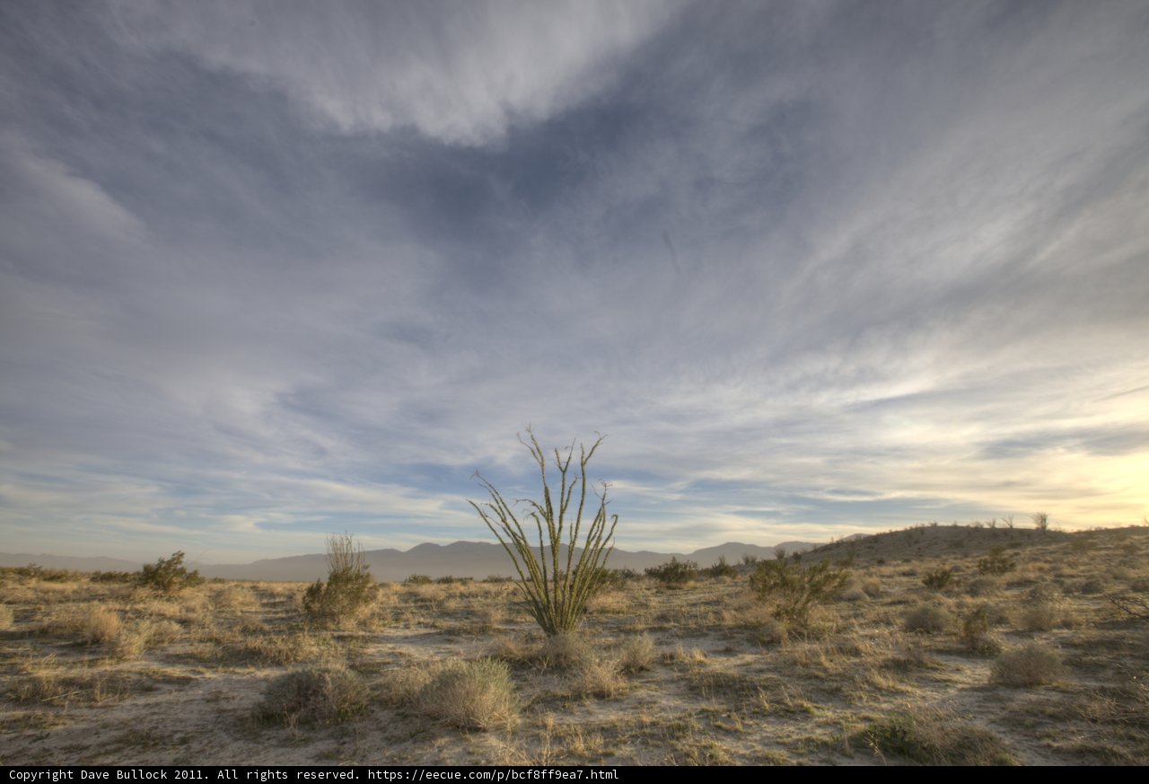 Serene Desert Sky