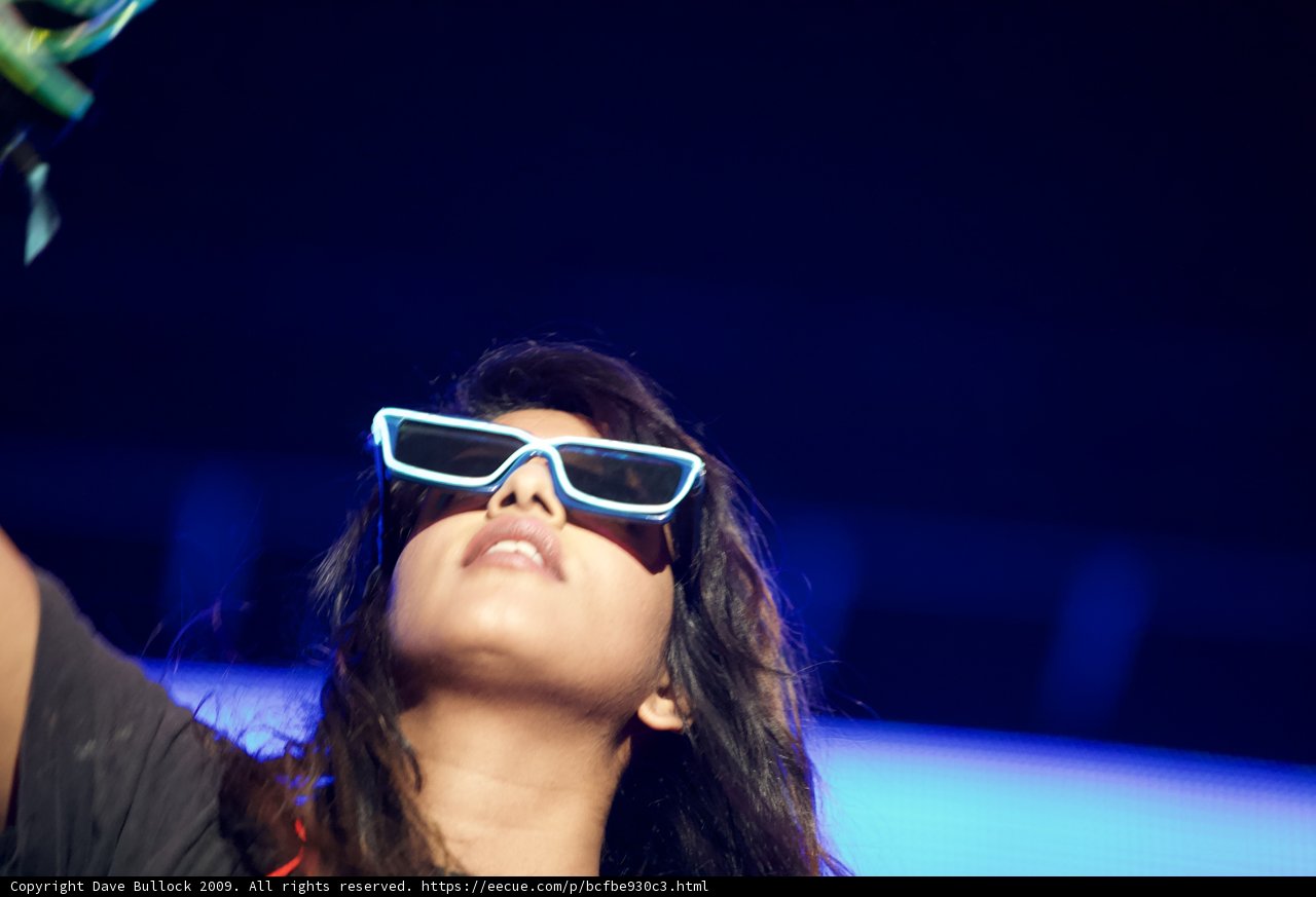 Sunglasses on Stage
