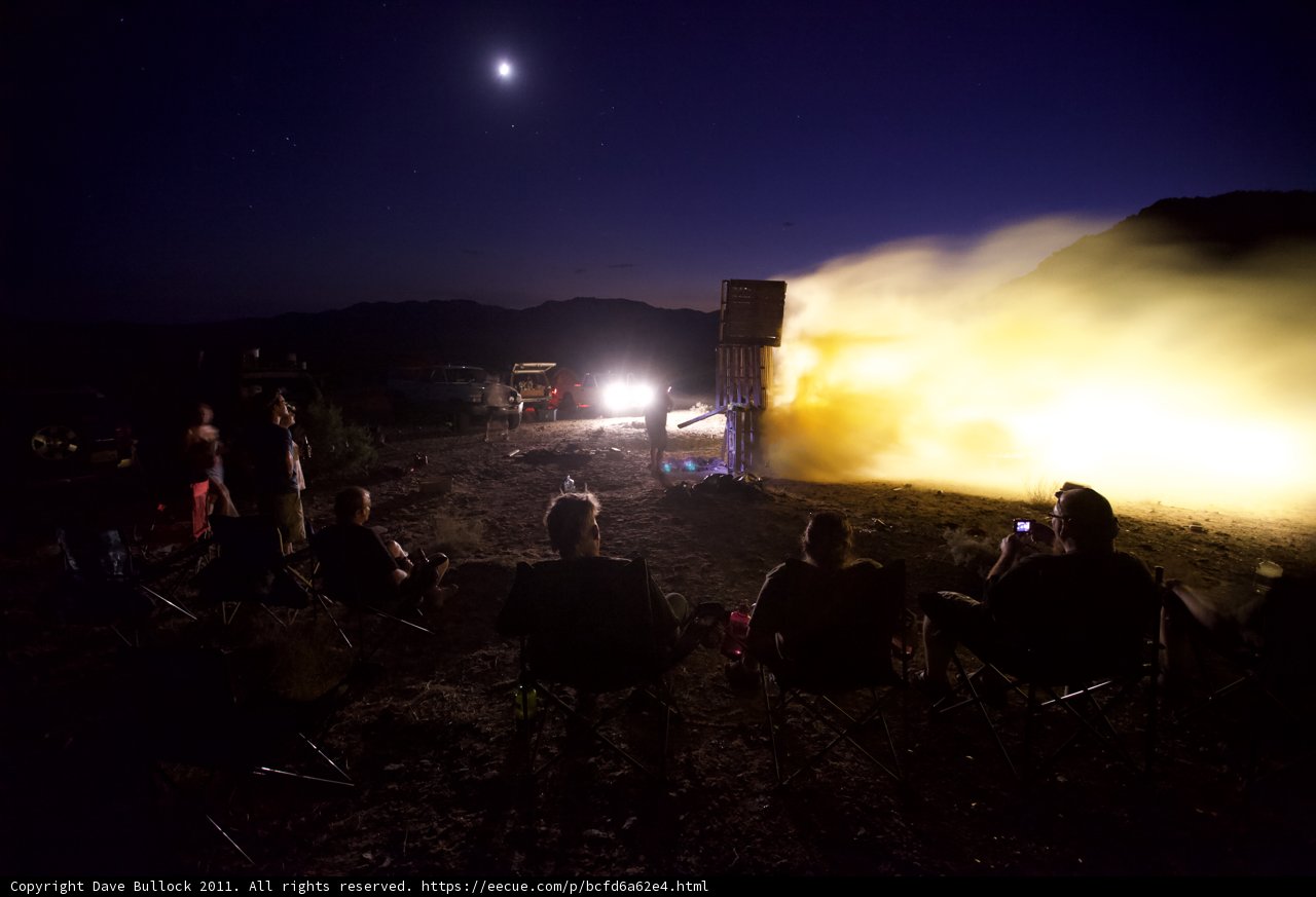 Rocket Launch Spectators