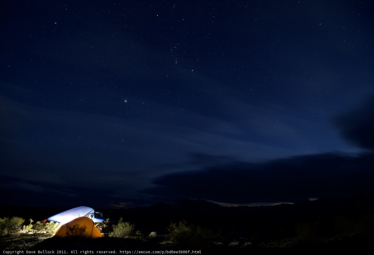 Starry Night Camping