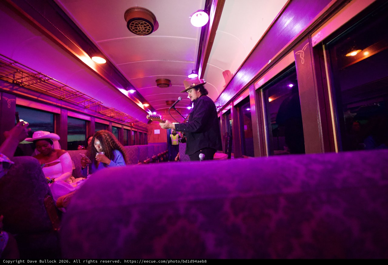 Live Musical Performance in Vintage Train Car