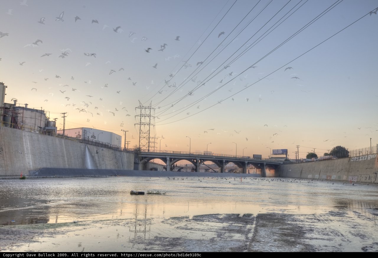 Sunset Over the LA River