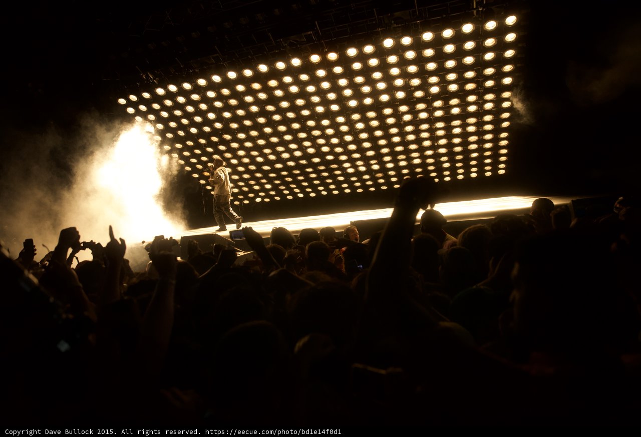 Kanye West Walking Fog