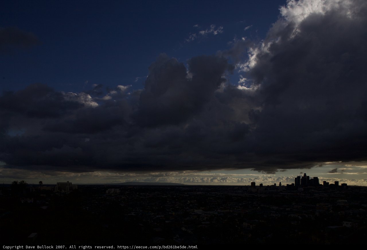 Moody Skies over the City