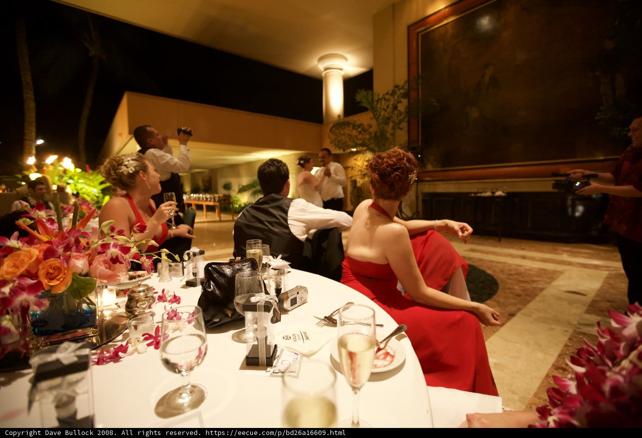 Wedding Reception with Beautiful Flower Arrangement
