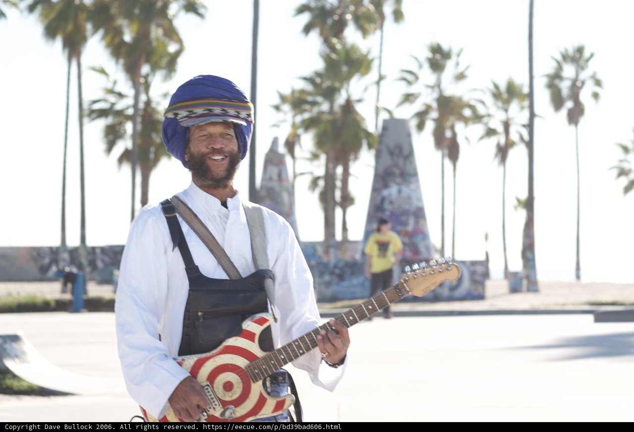 Turban-Topped Guitarist