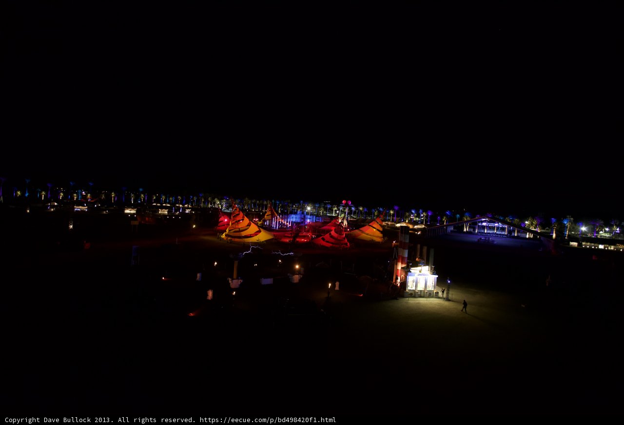 The Metropolis on the Shore at Night