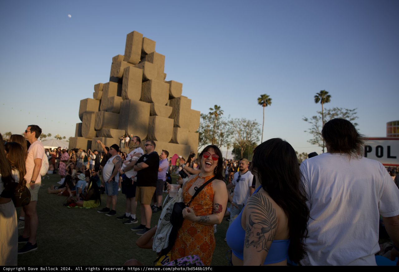 Joy Amidst the Sculptures - Coachella 2024
