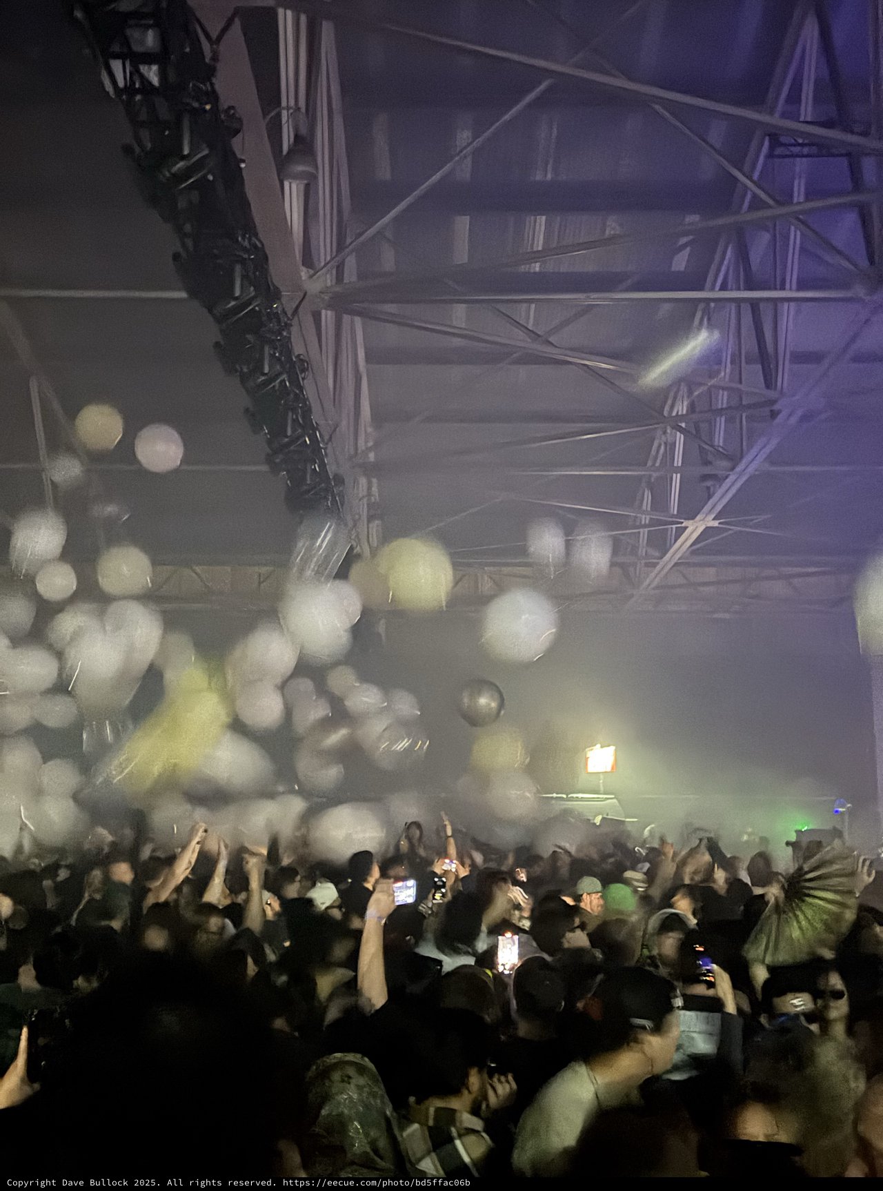 Skrillex and Four Tet Concert with Balloon Drop